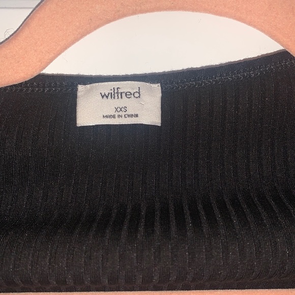 Wilfred ribbed black top - Picture 2 of 2